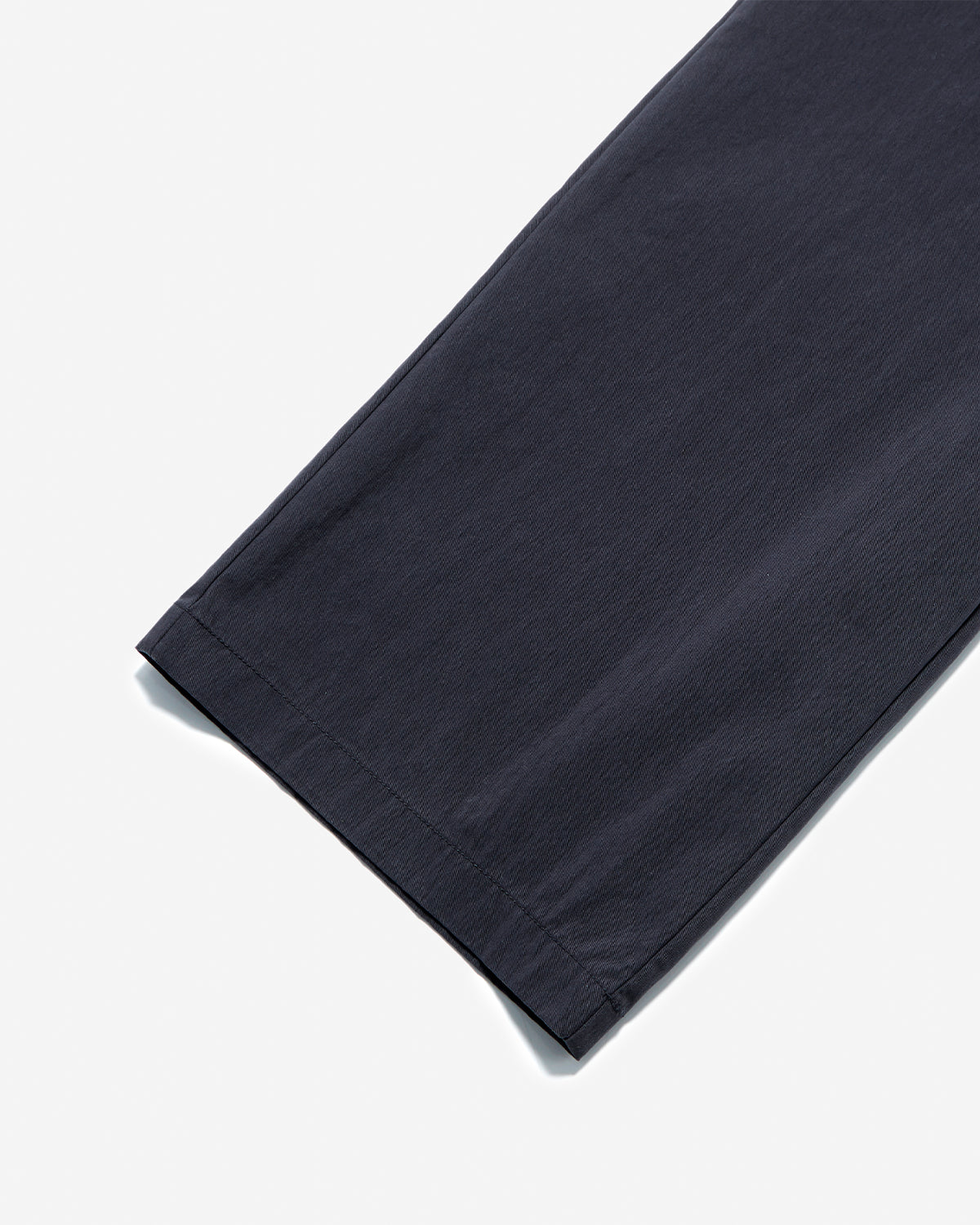 Mens C/N Twill Double Pleated Easy Pants - Navy