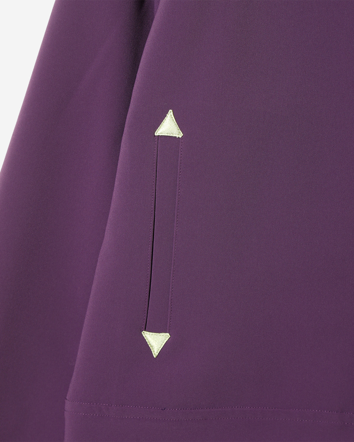 Piping Cowboy Jacket - Poly Double Cloth - Purple