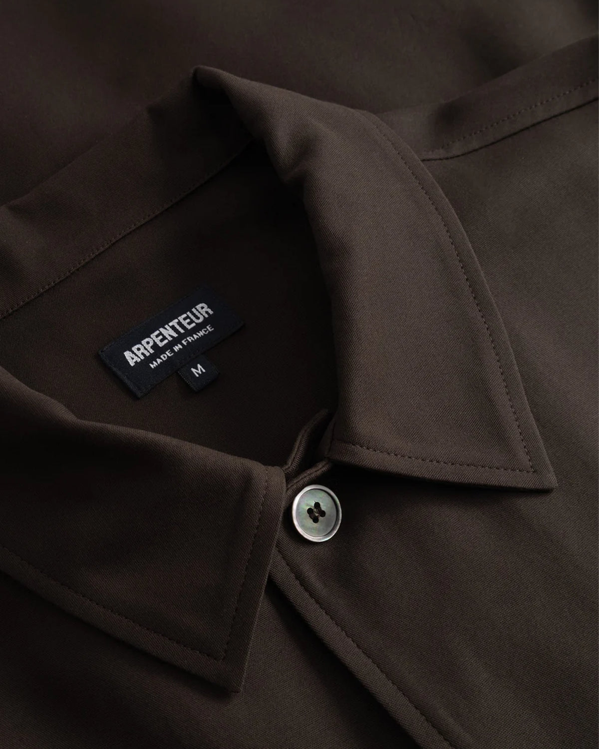 Repos J Double Cloth Mens Unlined Jacket  - Brown