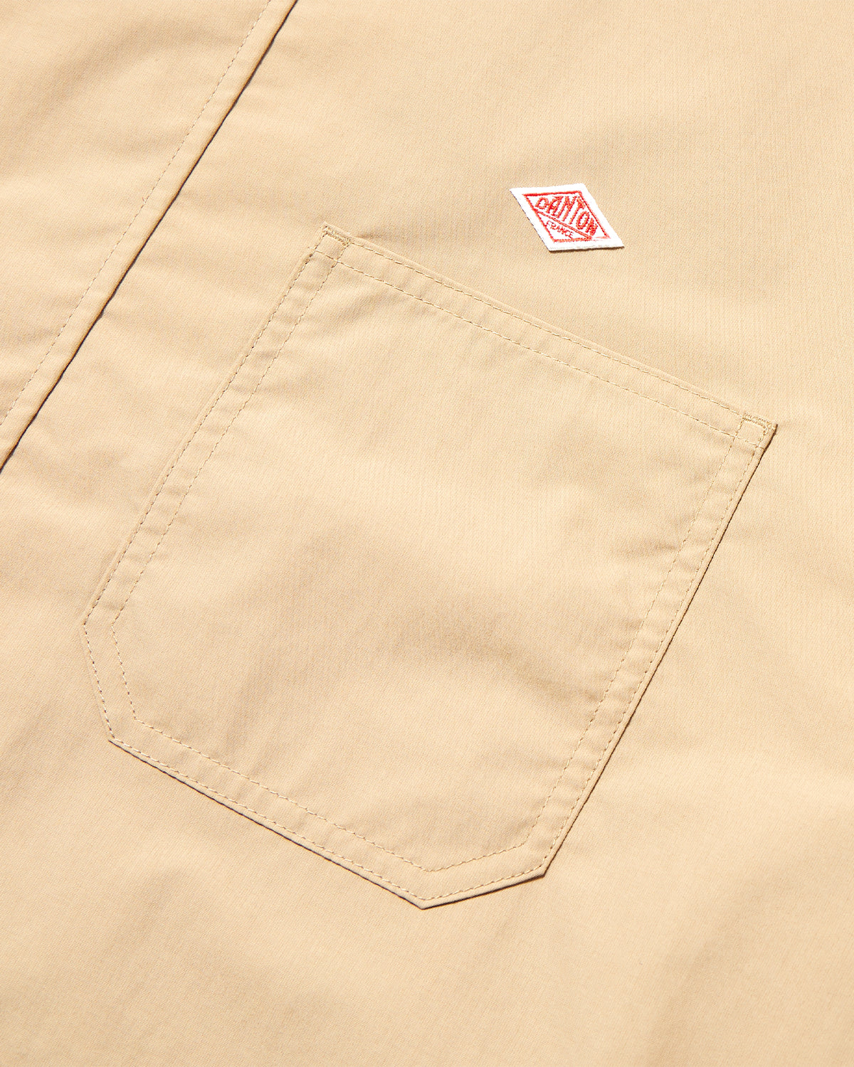 Mens Nylon Taffeta Work Jacket - Sand Beige
