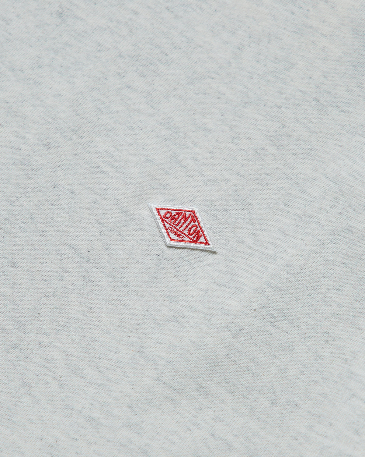 Mens Long Sleeve T-Shirt Plain - Heather Ivory