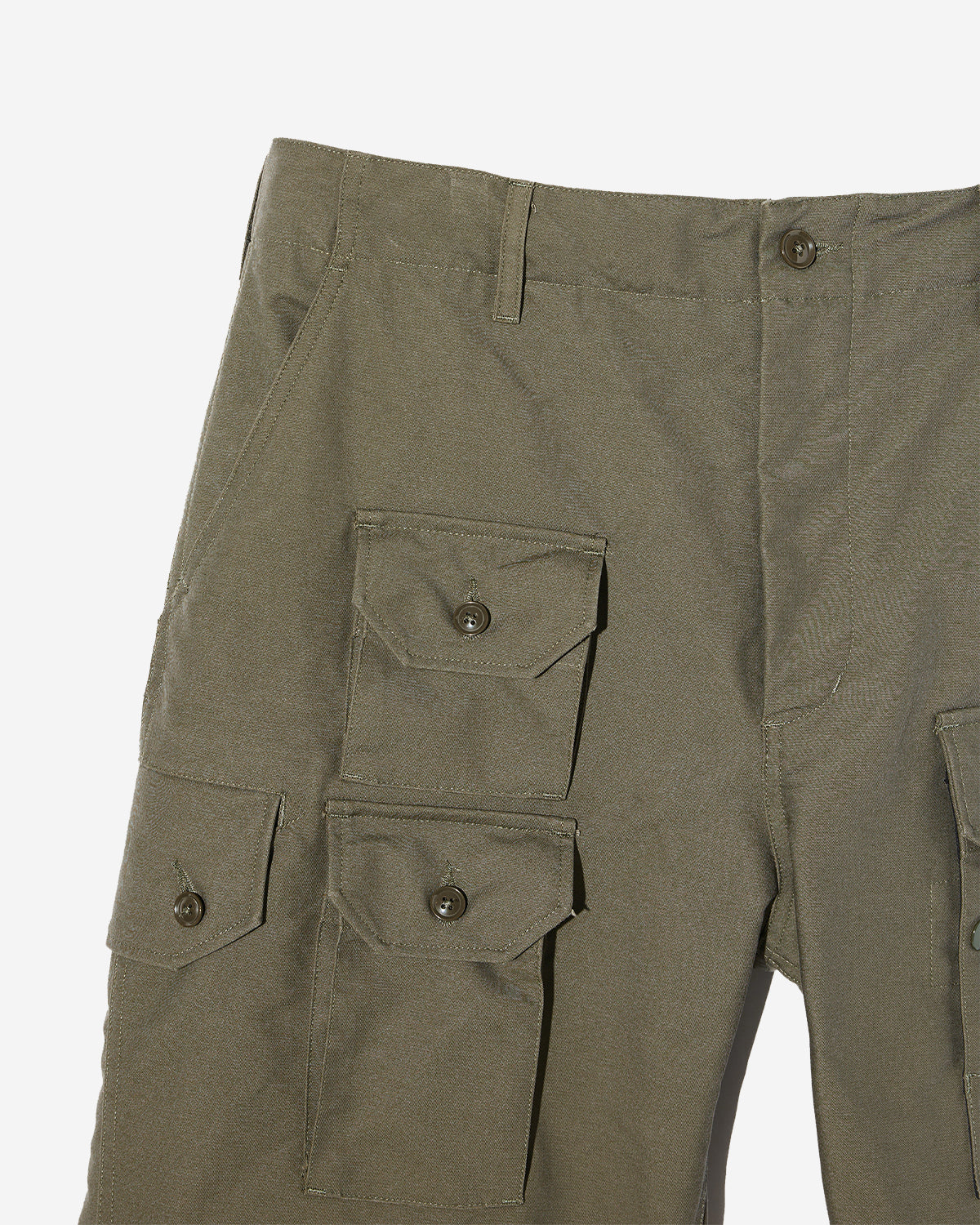 Flight Pant - Olive Cotton Double Cloth