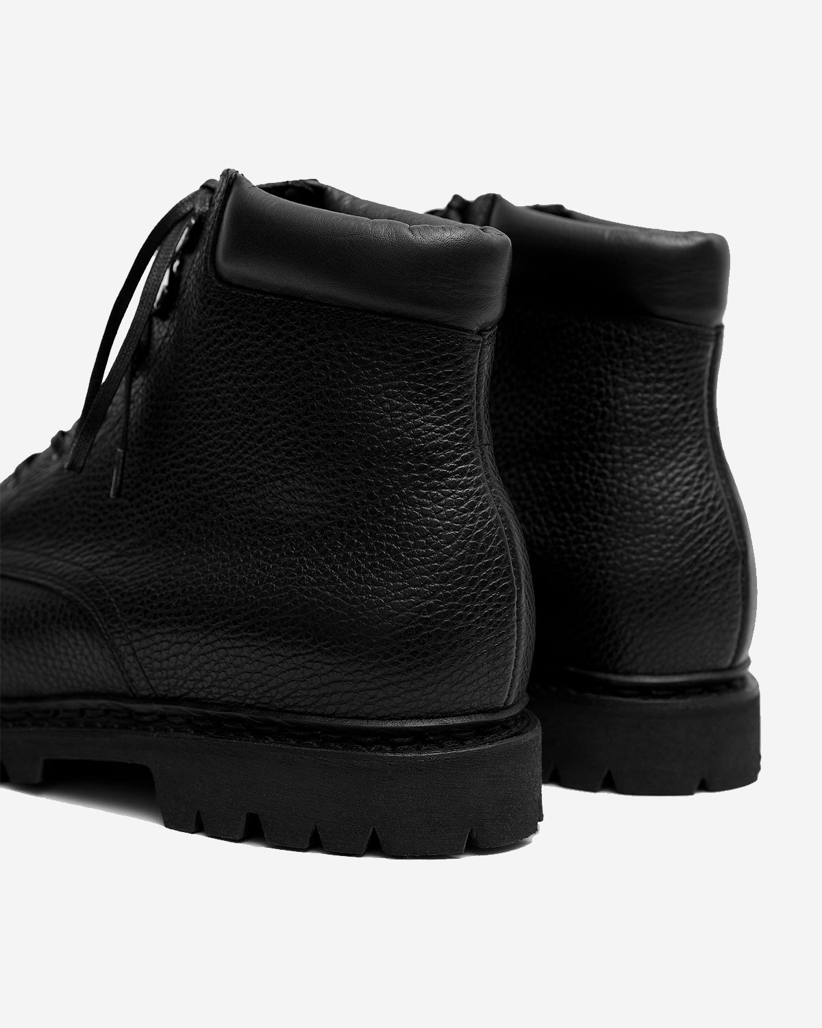 Bergy - Paraboot for Arpenteur Grained Calf Leather Shoes - Black