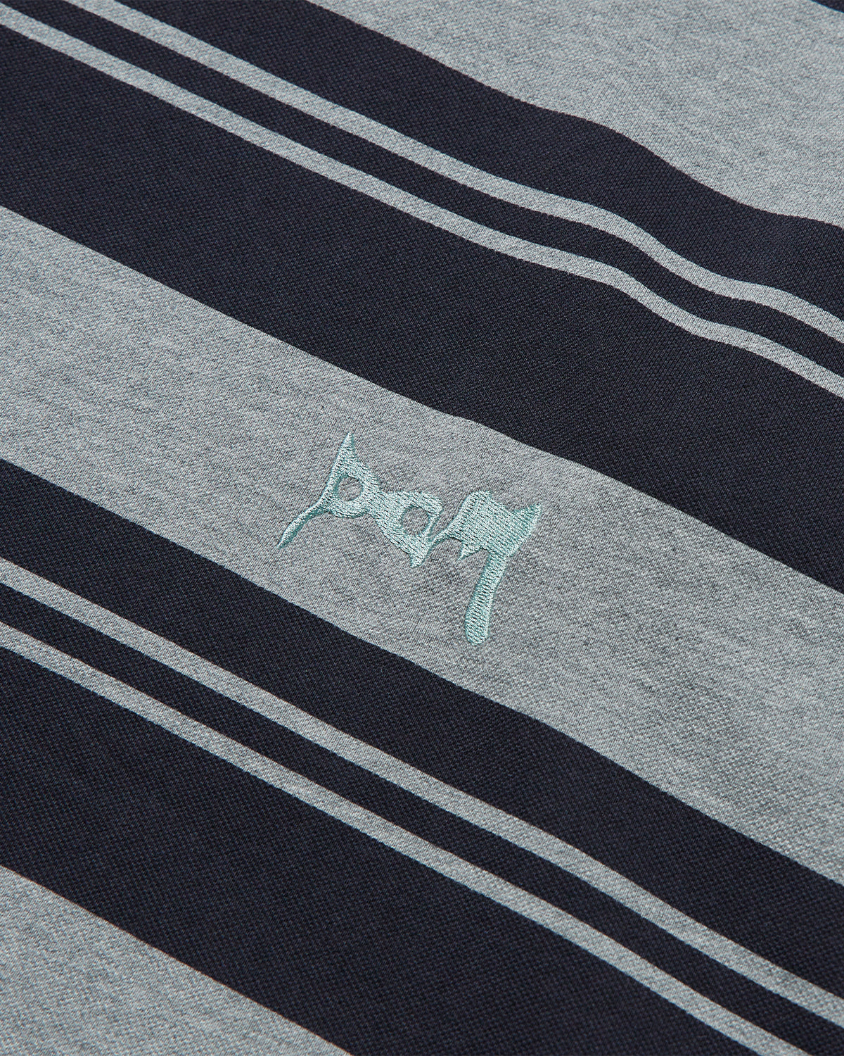 Lines In Time Stripe Mock Neck LS Top - Multi