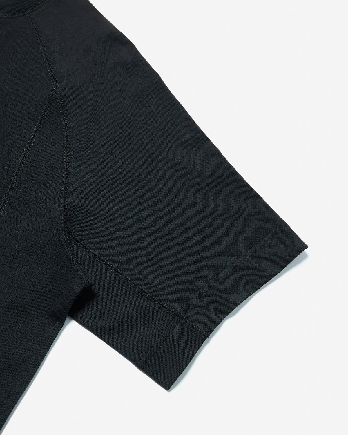 Kangaroo Pocket Tee - Black