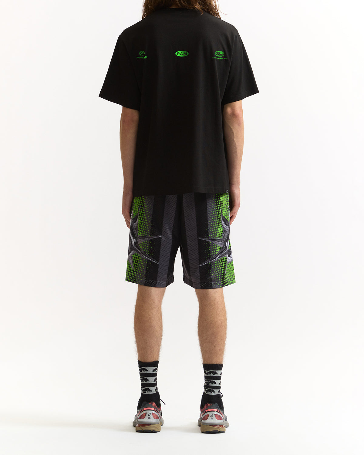 Smoke And Dreams Mesh Shorts - Sharp Green