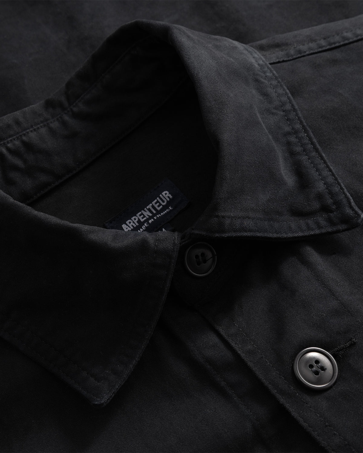 Lux J - Unlined Mens Jacket Dye Moleskin - Black