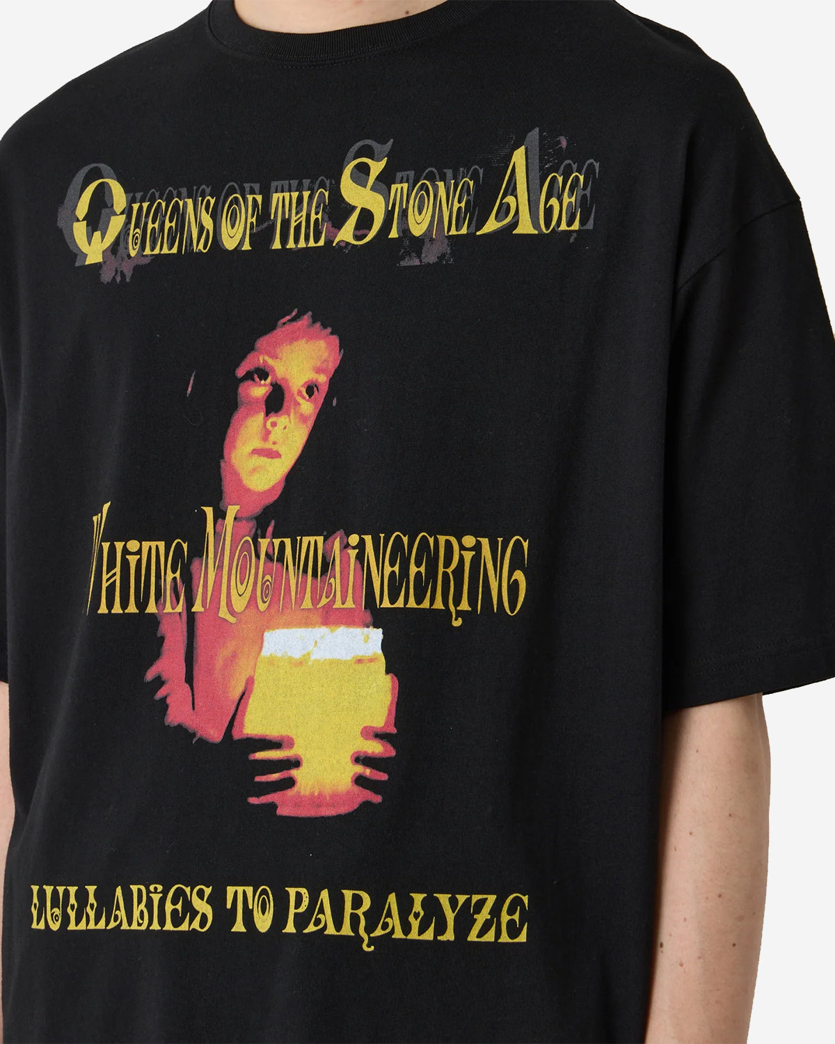 Wm × Queens of the Stone Age Lullabies To Paralyze T-Shirt - Black