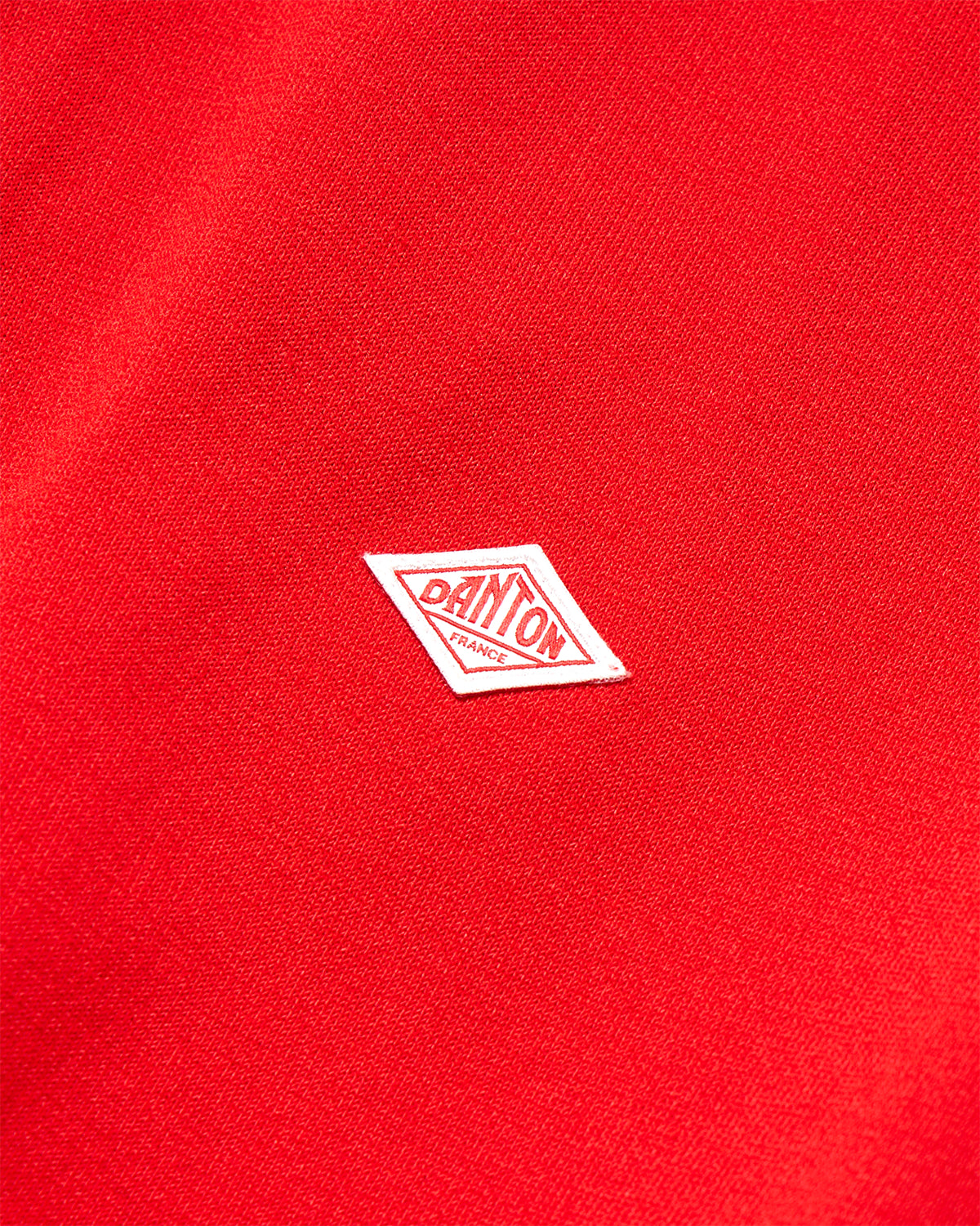 Womens Jersey Knit Crew Neck Cardigan - Red