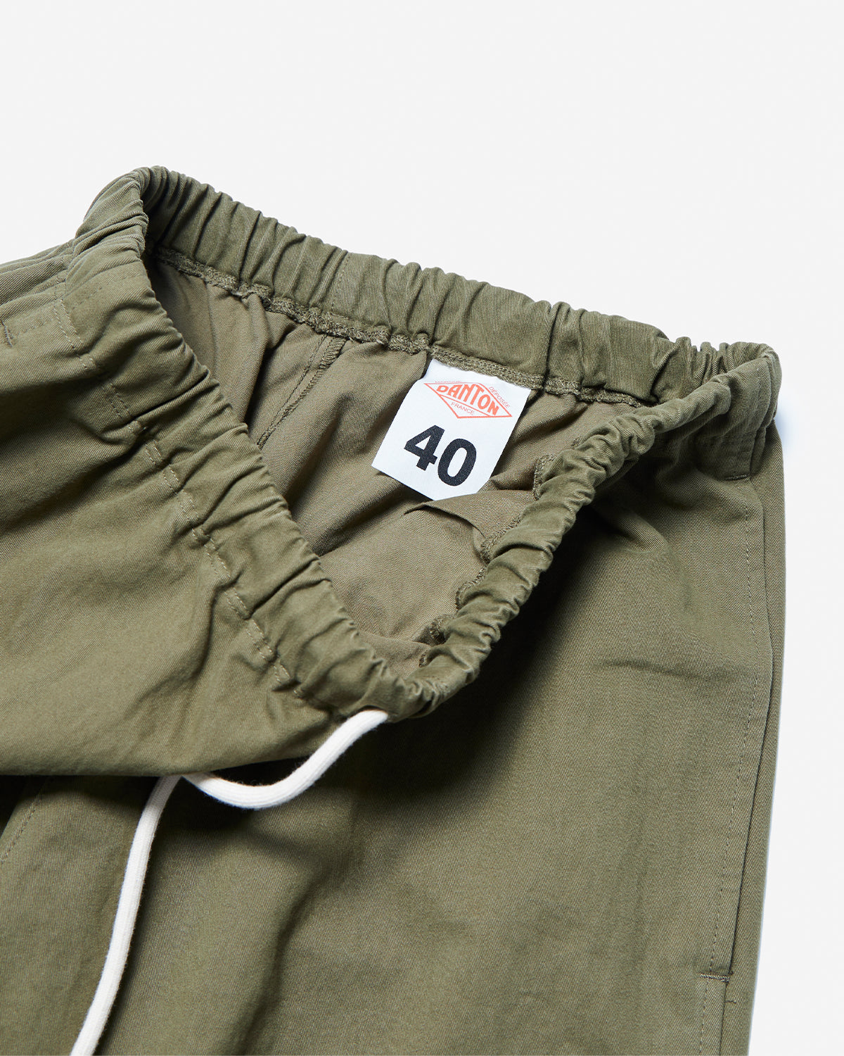 Mens Peach Skin Cargo Pants - Olive