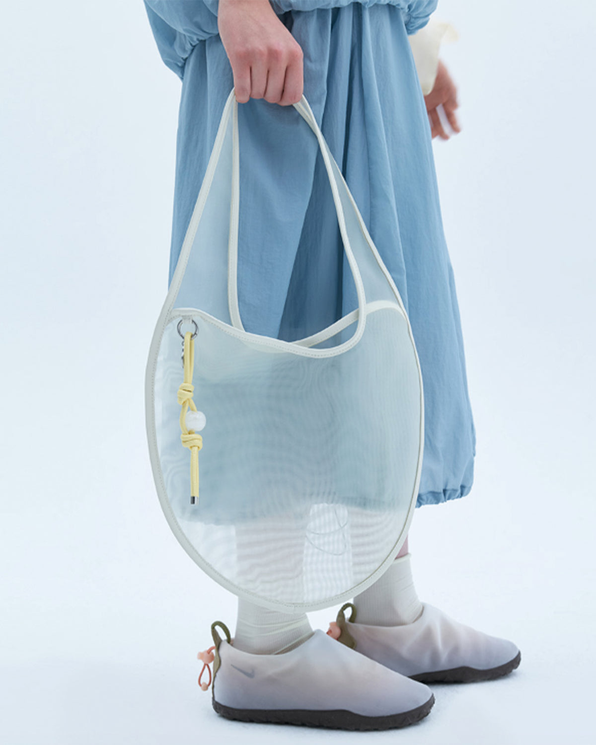 Nest Mesh Shoulder Bag - Ivory