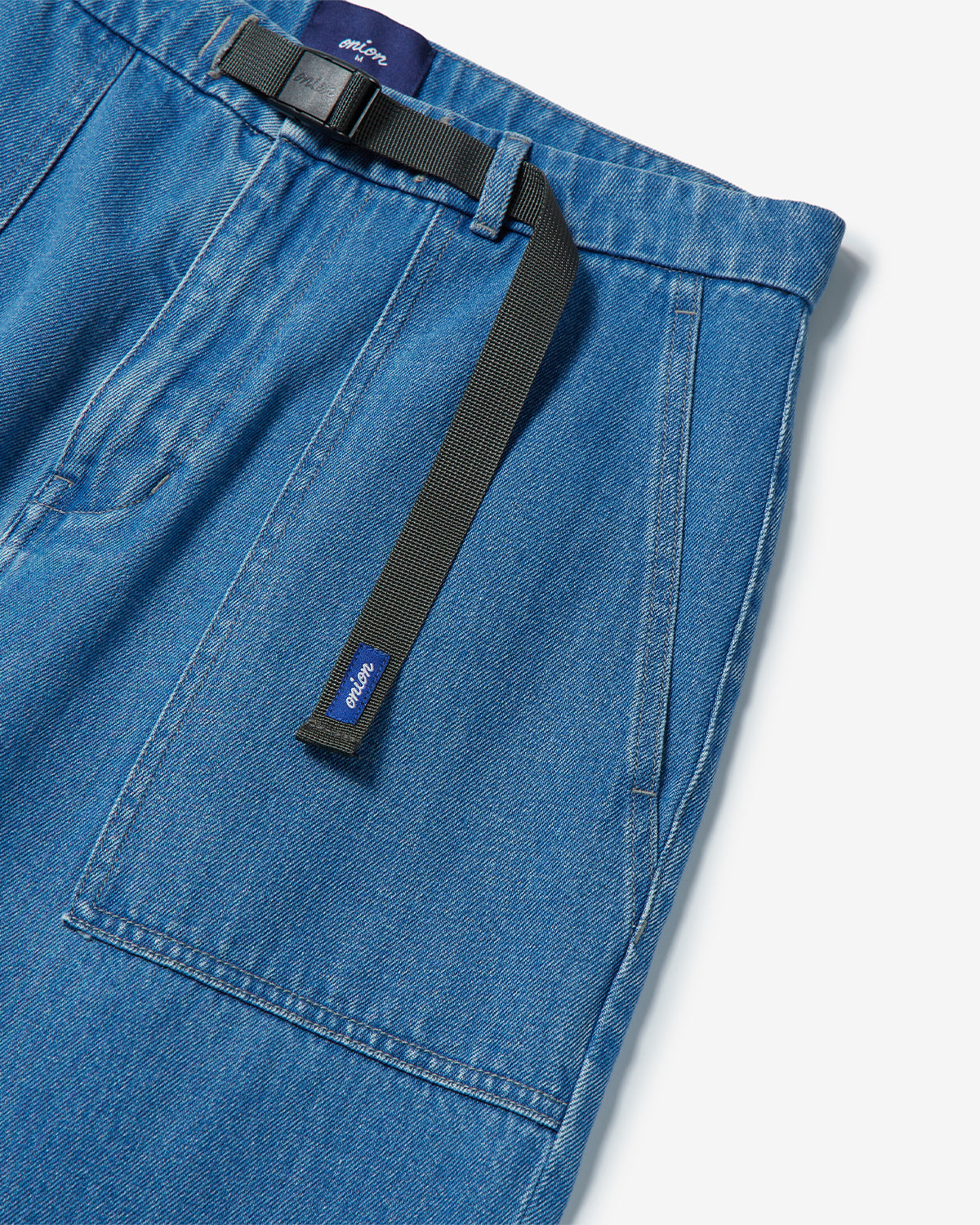 Hamlet - Cropped Pants - Bleached Denim