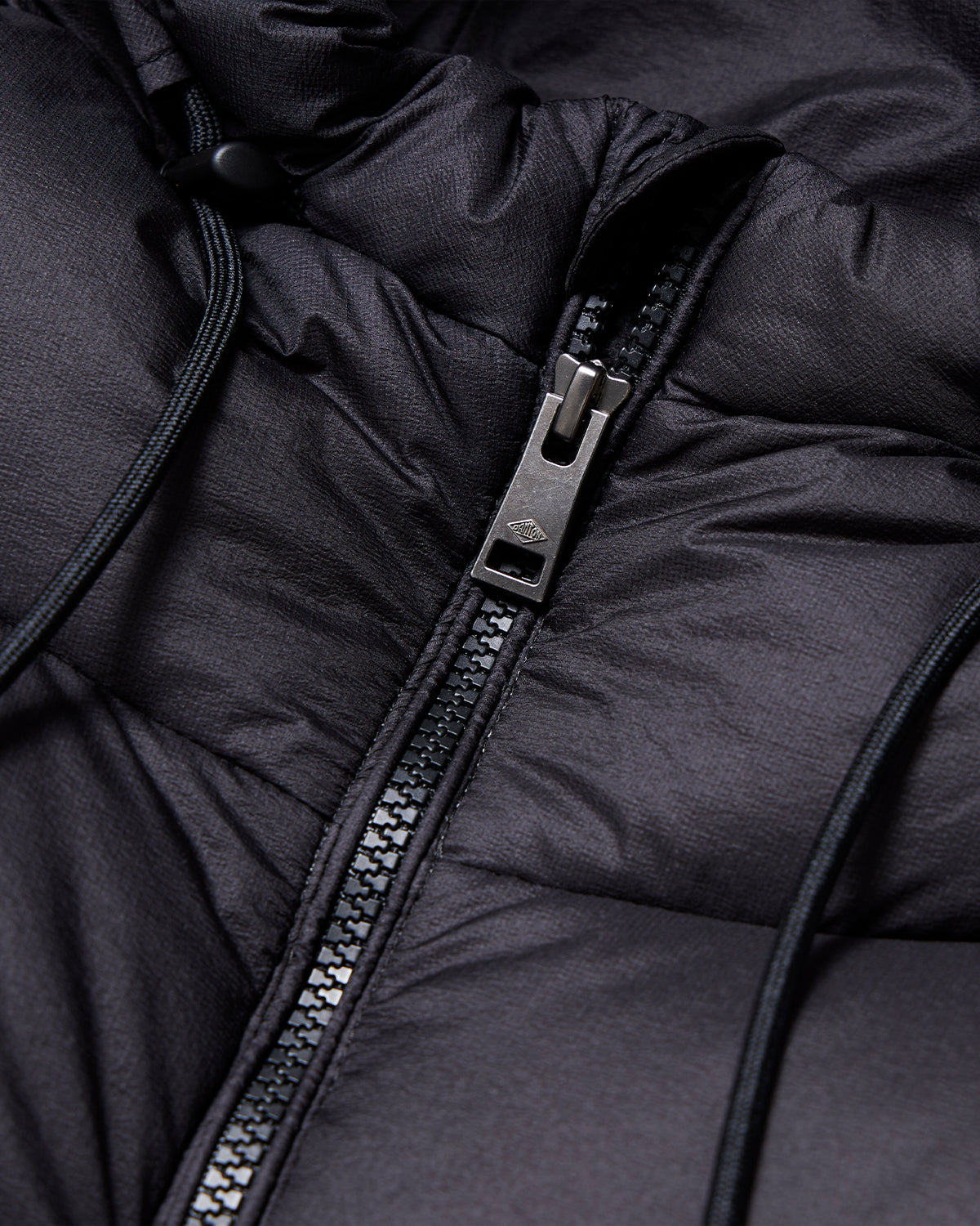 Down Hooded Jacket - Black