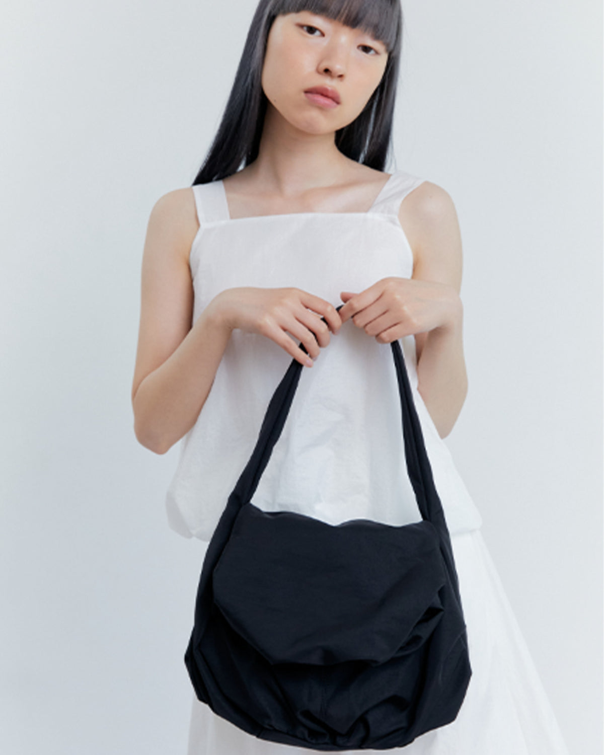 Blooming Hobo Bag - Black