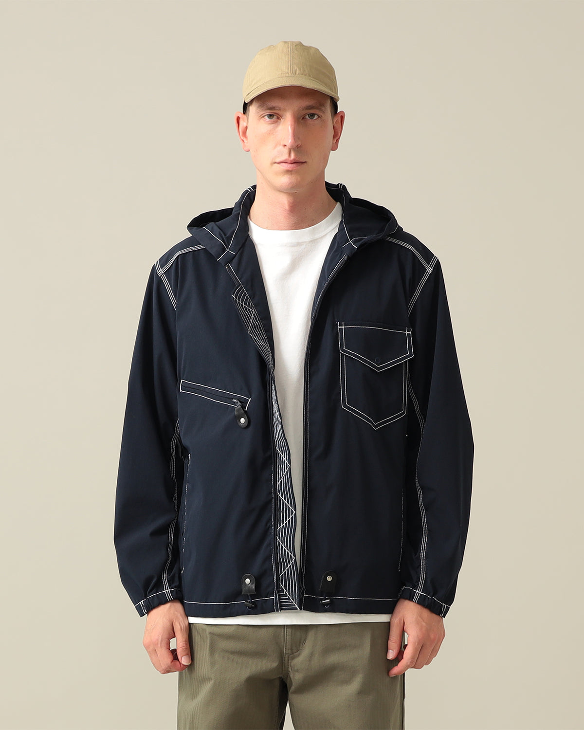 Russel Zip Parka - Navy