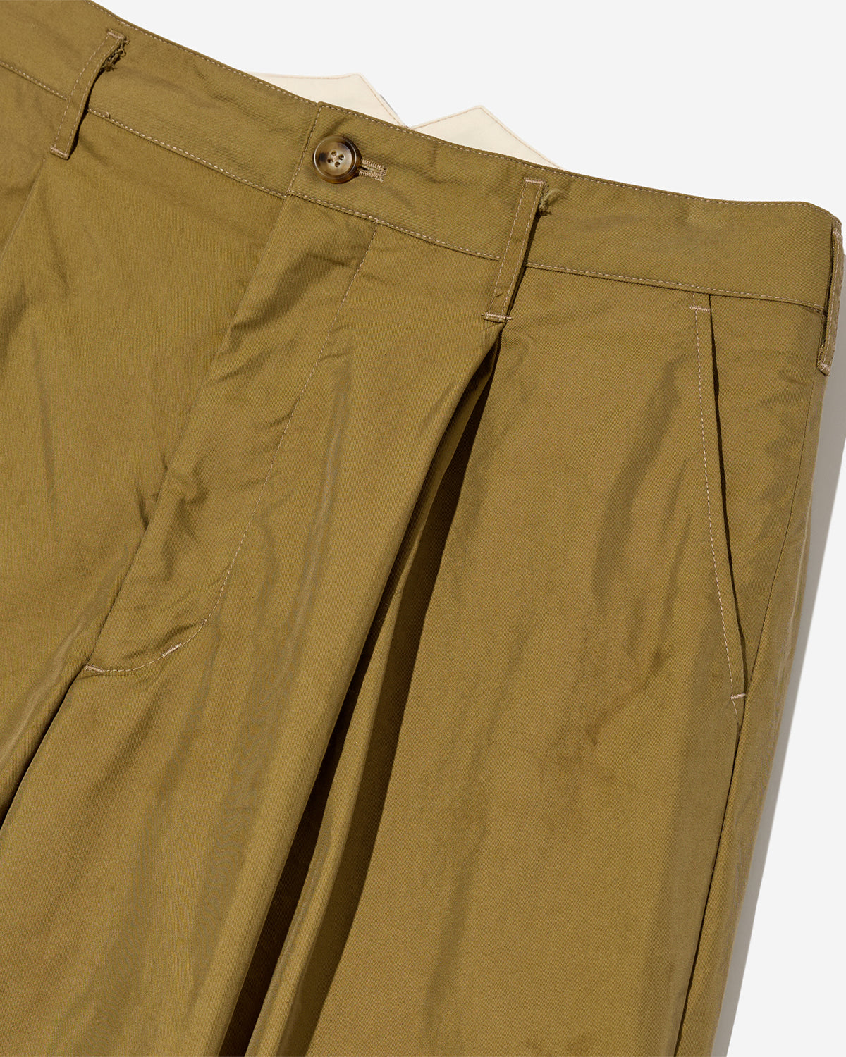 WP 3/4 Pant - Khaki Lt.Weight Nyco Twill