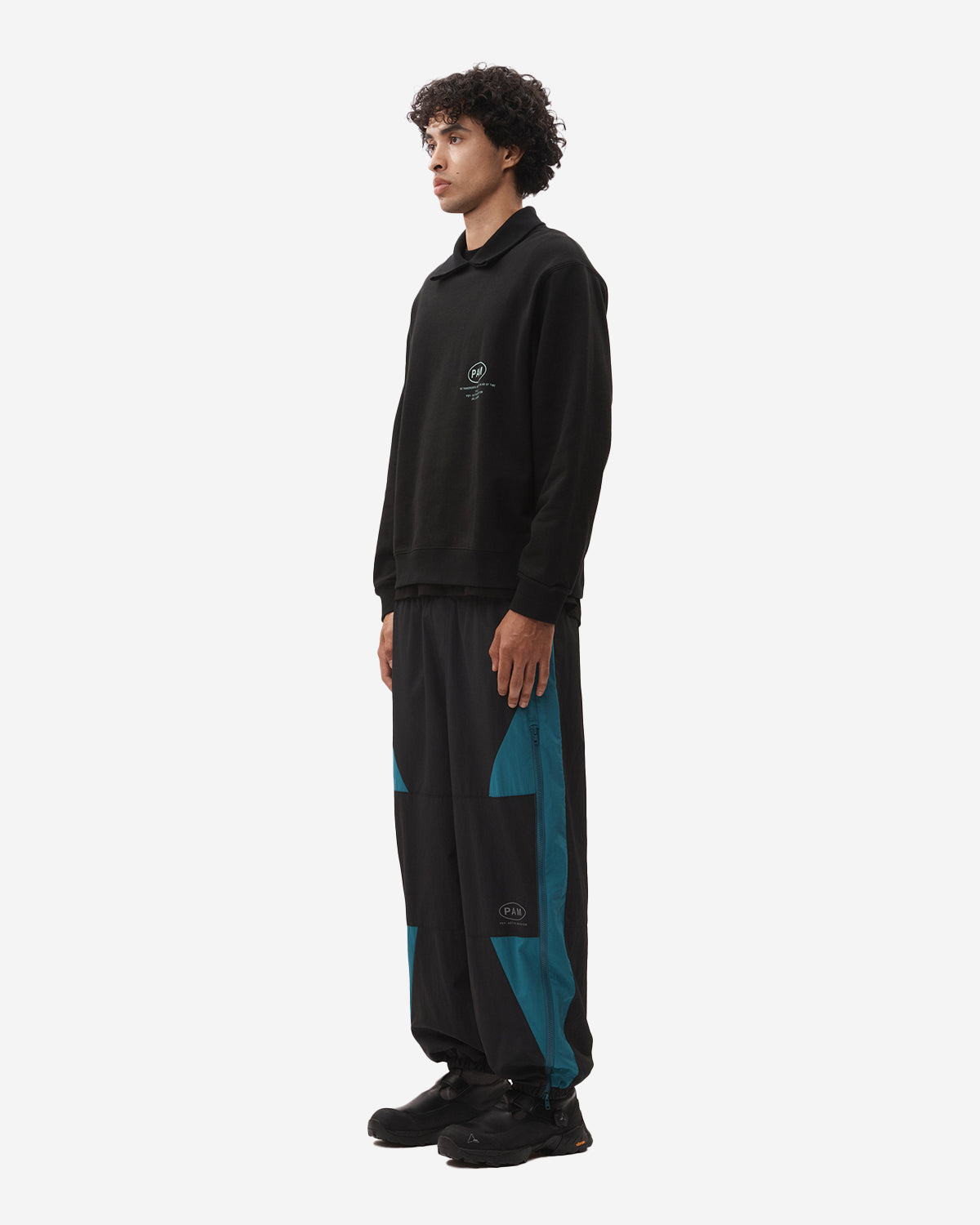 Aktiv-8 Trackpant - Black Teal