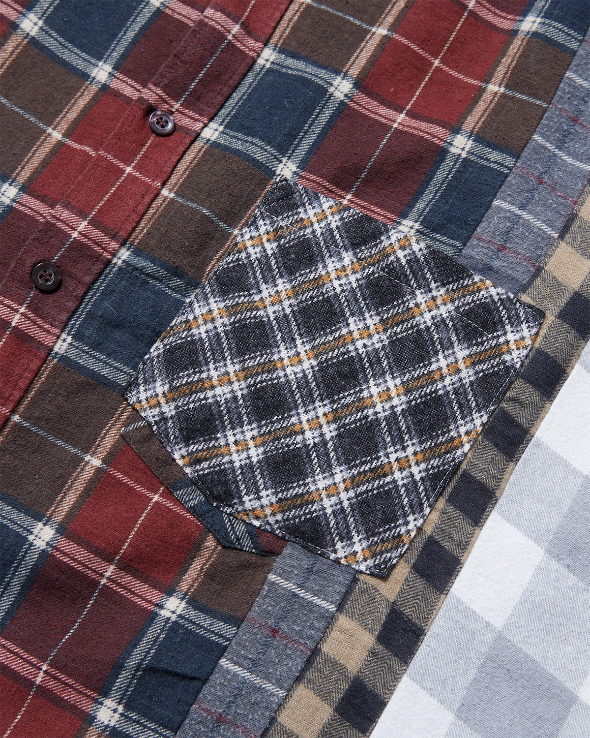 Flannel Shirt - 7 Cuts Wide Shirt - Assorted