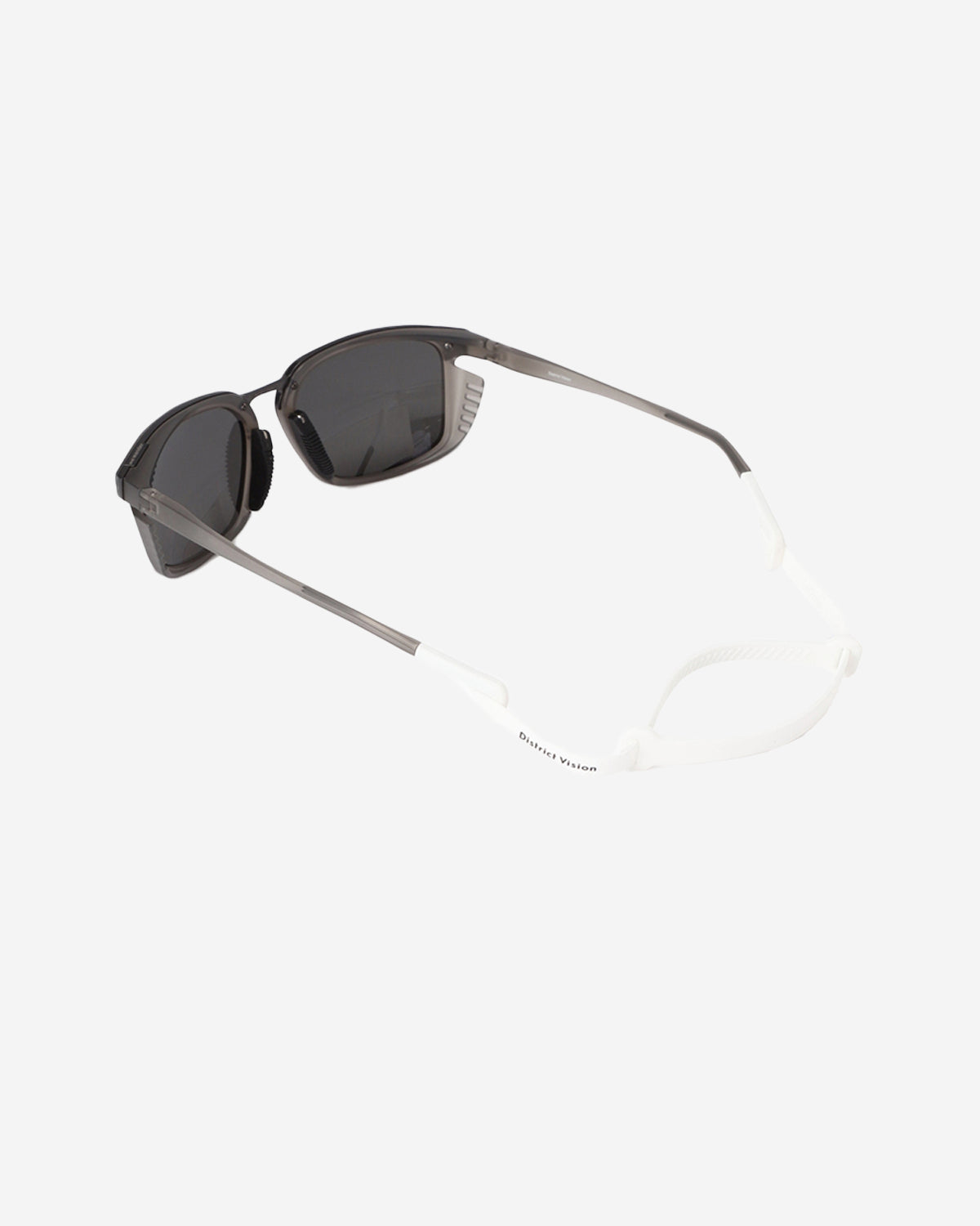 District Vision × And Wander Sunglasses W/Strap - Charcoal