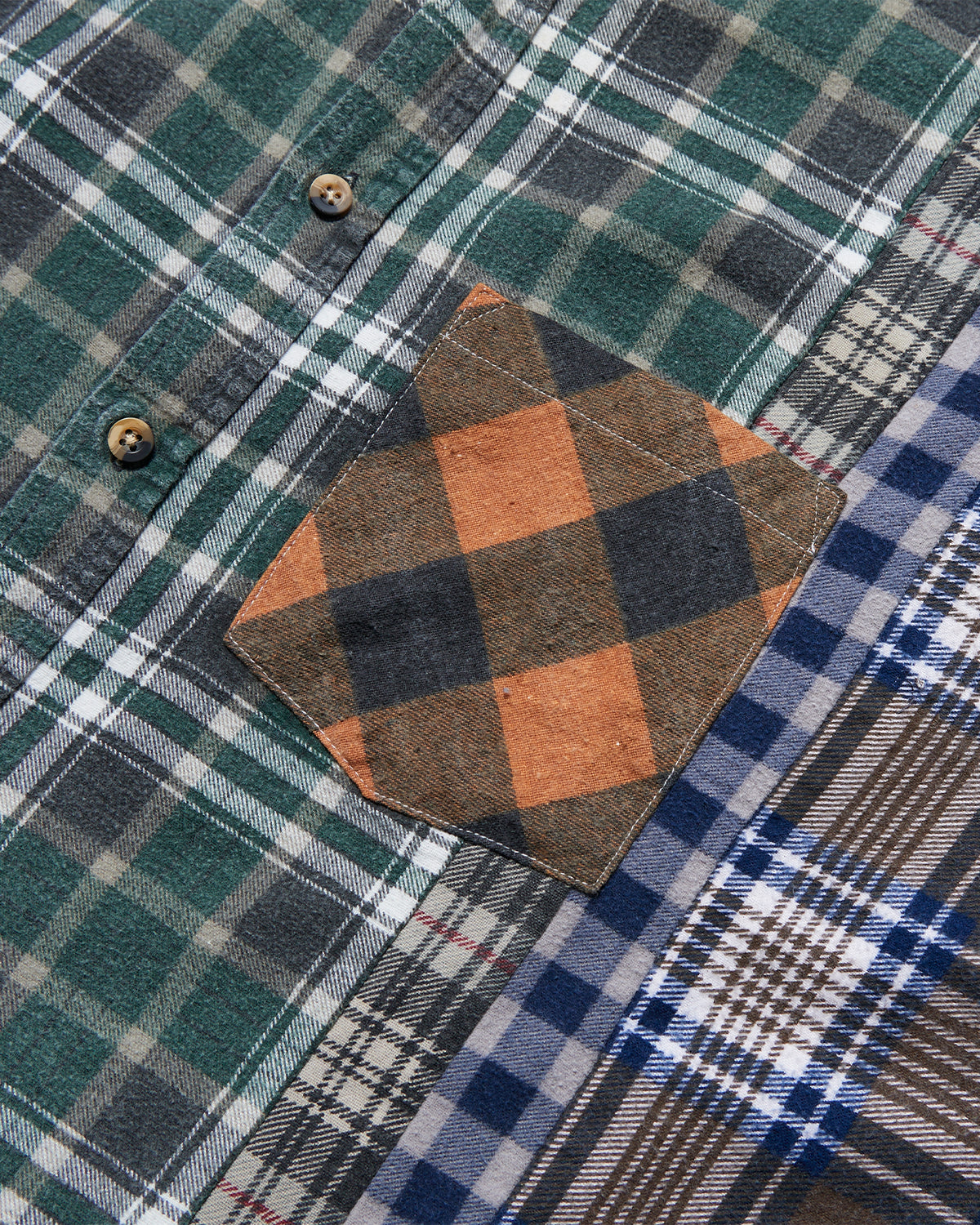 Flannel Shirt - 7 Cuts Wide Shirt - Assorted