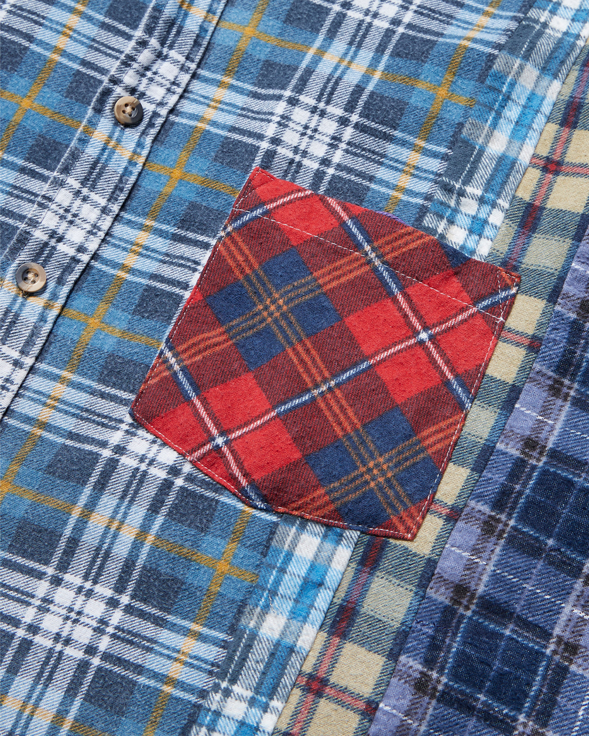 Flannel Shirt - 7 Cuts Wide Shirt - Assorted