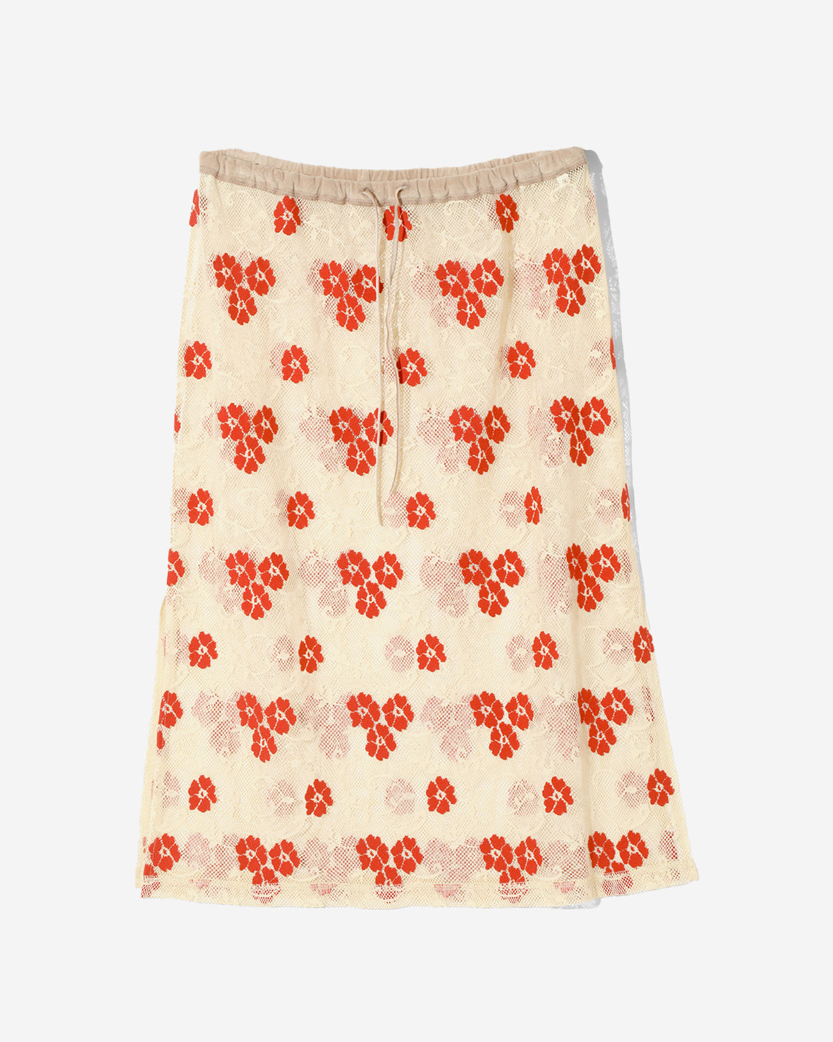 Pencil Skirt - Flower Lace - Ivory