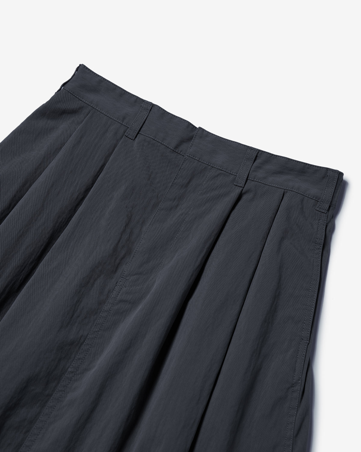 Womens CN Typewriter 2Tuck Skirt - Charcoal