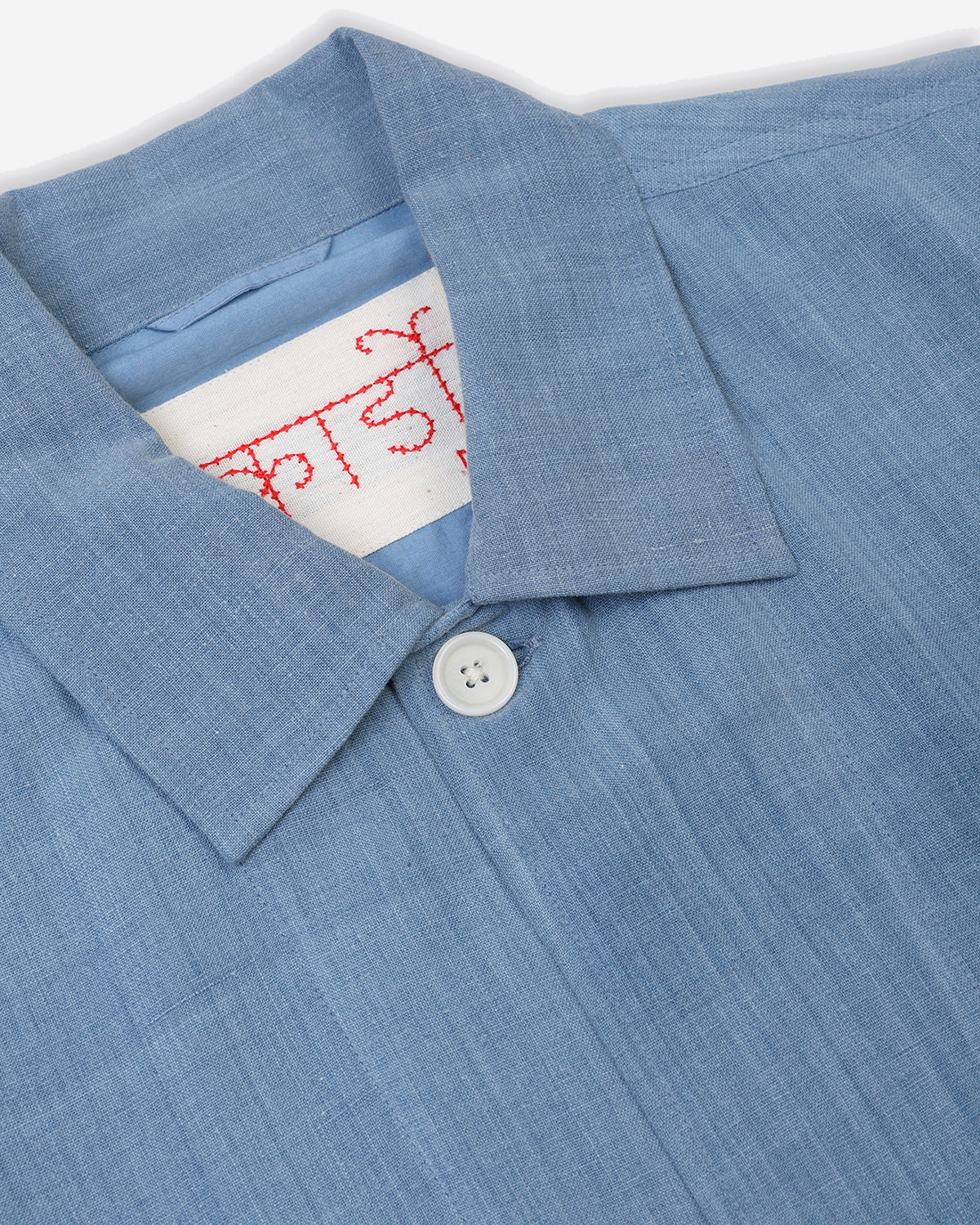 Bodhi - Boxy Fit 4 Button Lined Jacket - Light Indigo