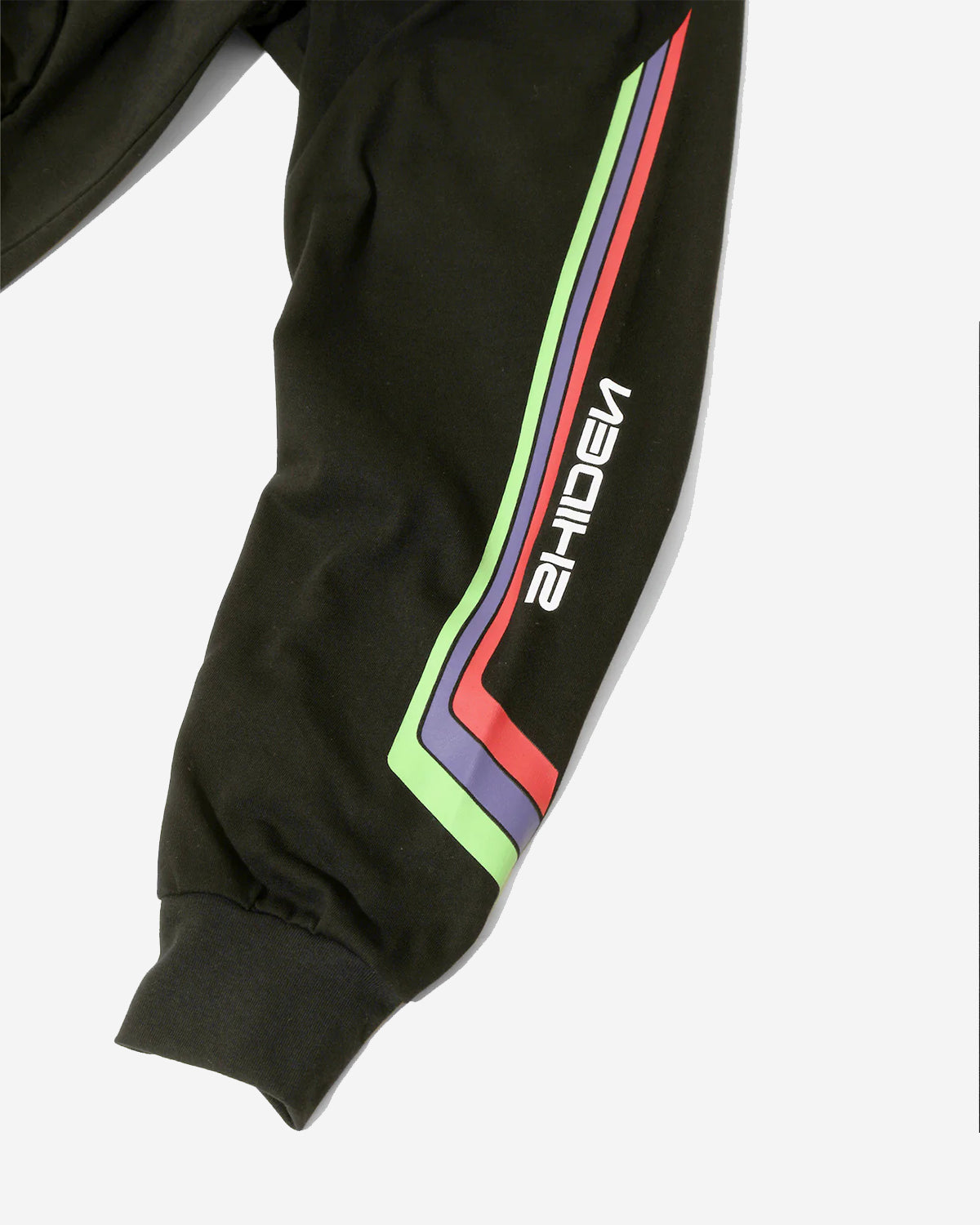 L/S Mock Neck Tee - Decal 2 - Black