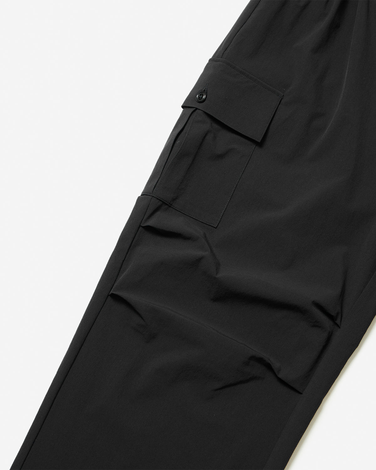 Boro - Belted Easy Cargo Pants - Black