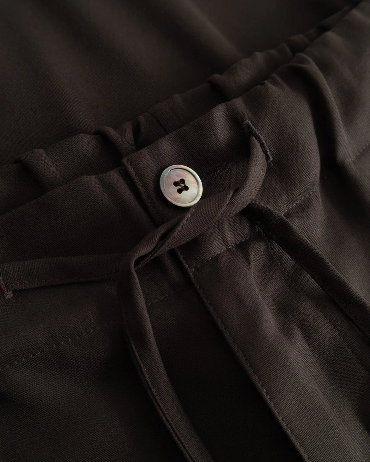 Repos S Double Cloth Mens Shorts  - Brown