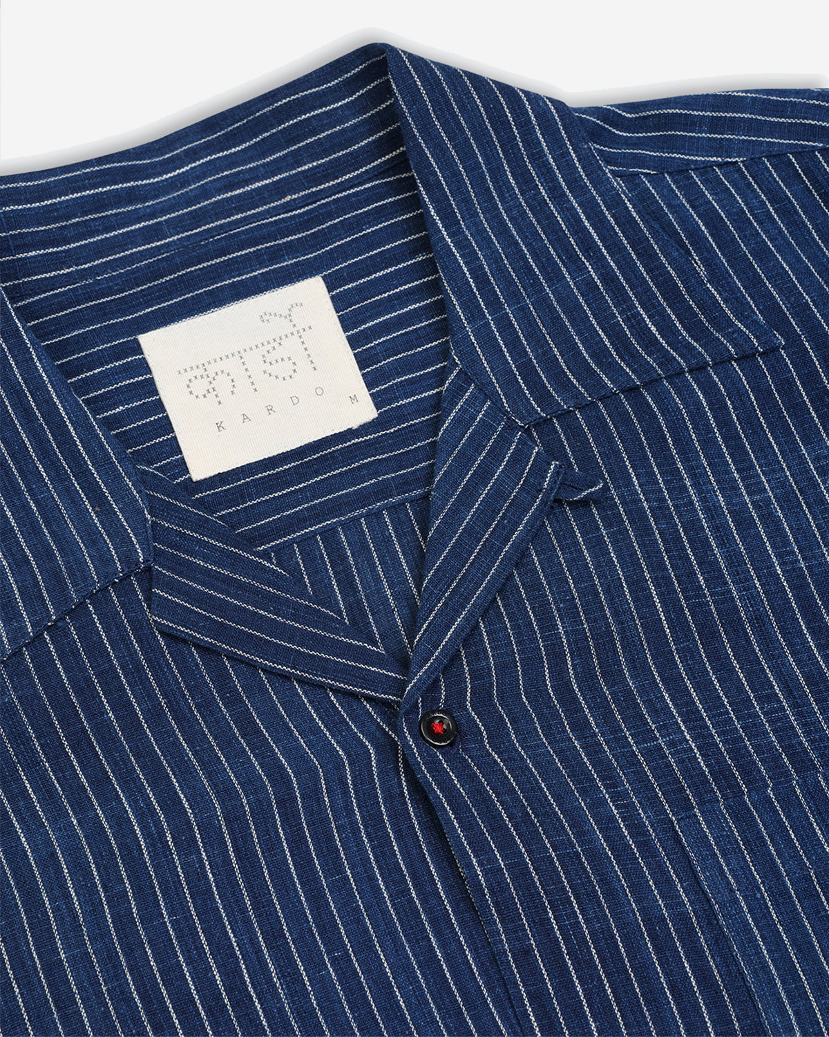 Rohit - Boxy Over Sized Vintage Inspired Camp Collar Shirt - Indigo