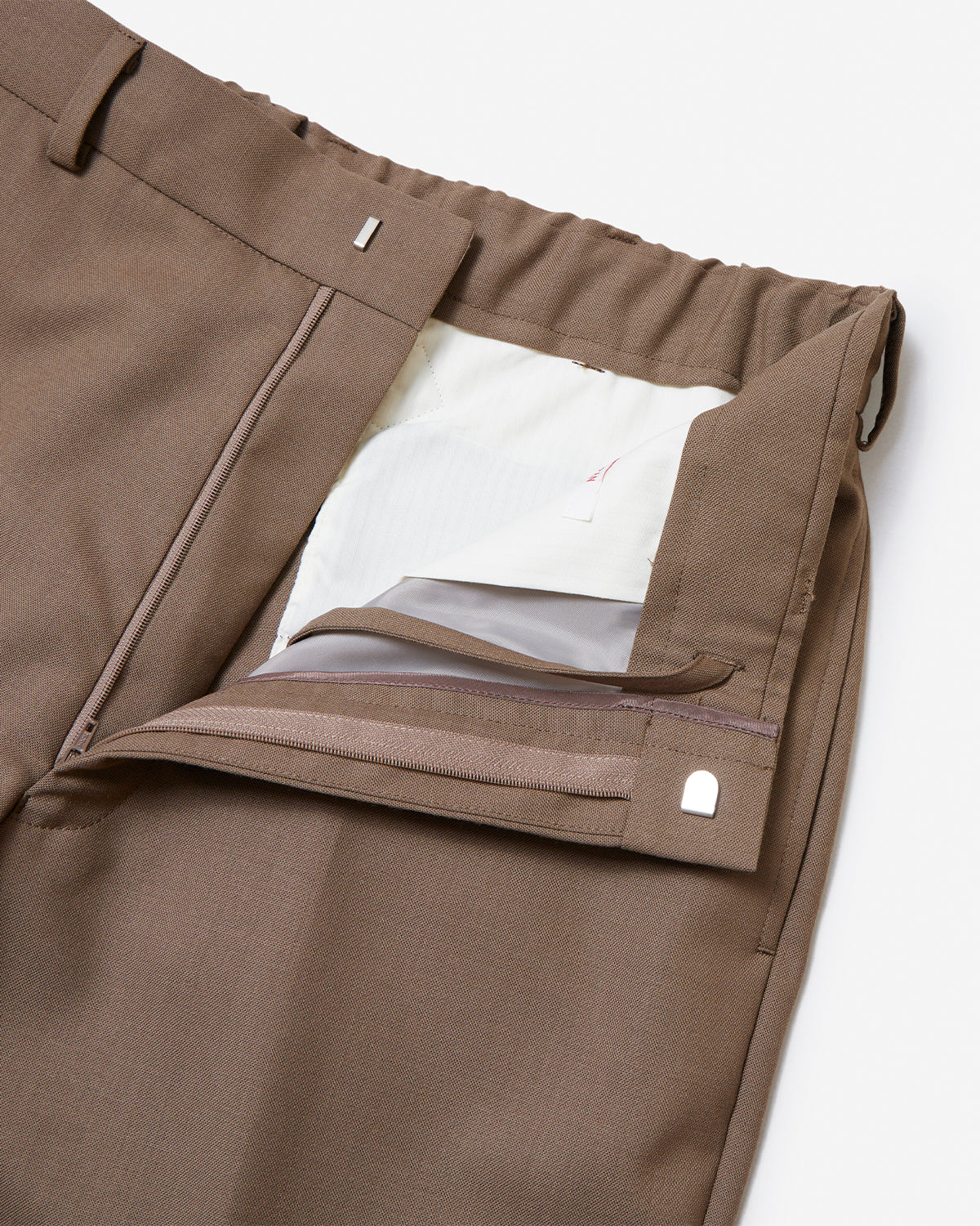 Spindle New Piped Stem No Tuck Trouser - Brown
