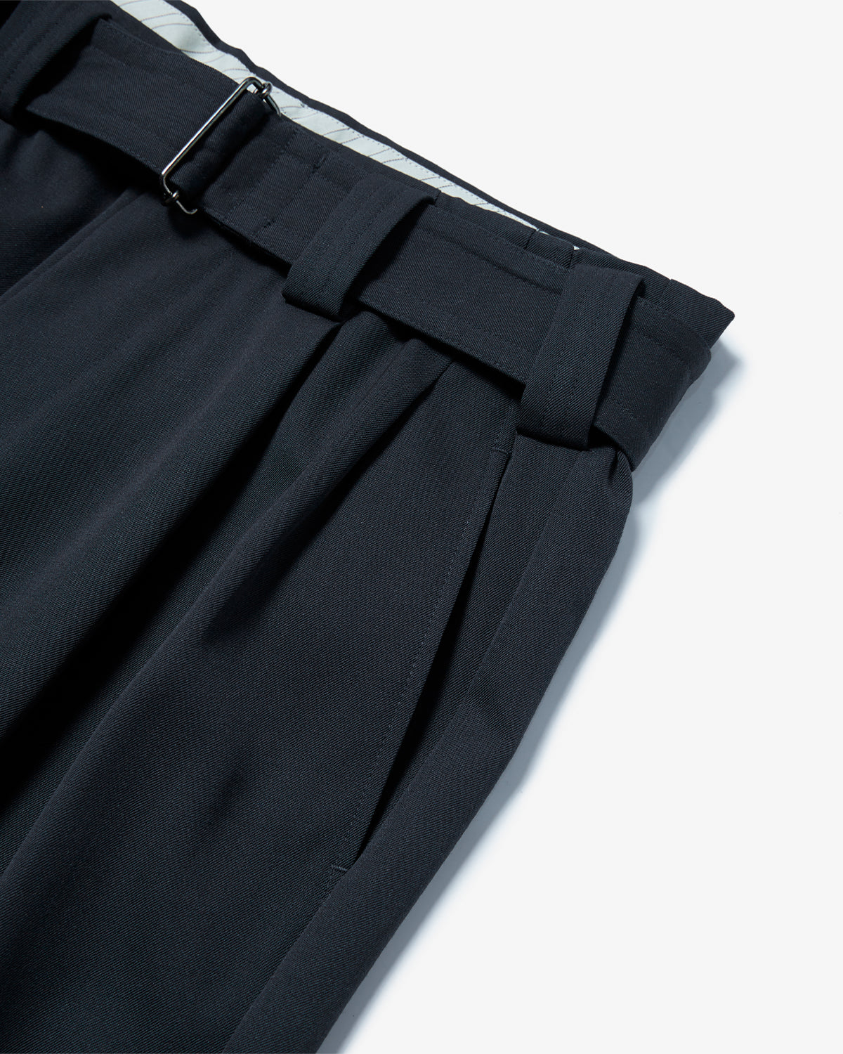 Tab Belt Pant - Black