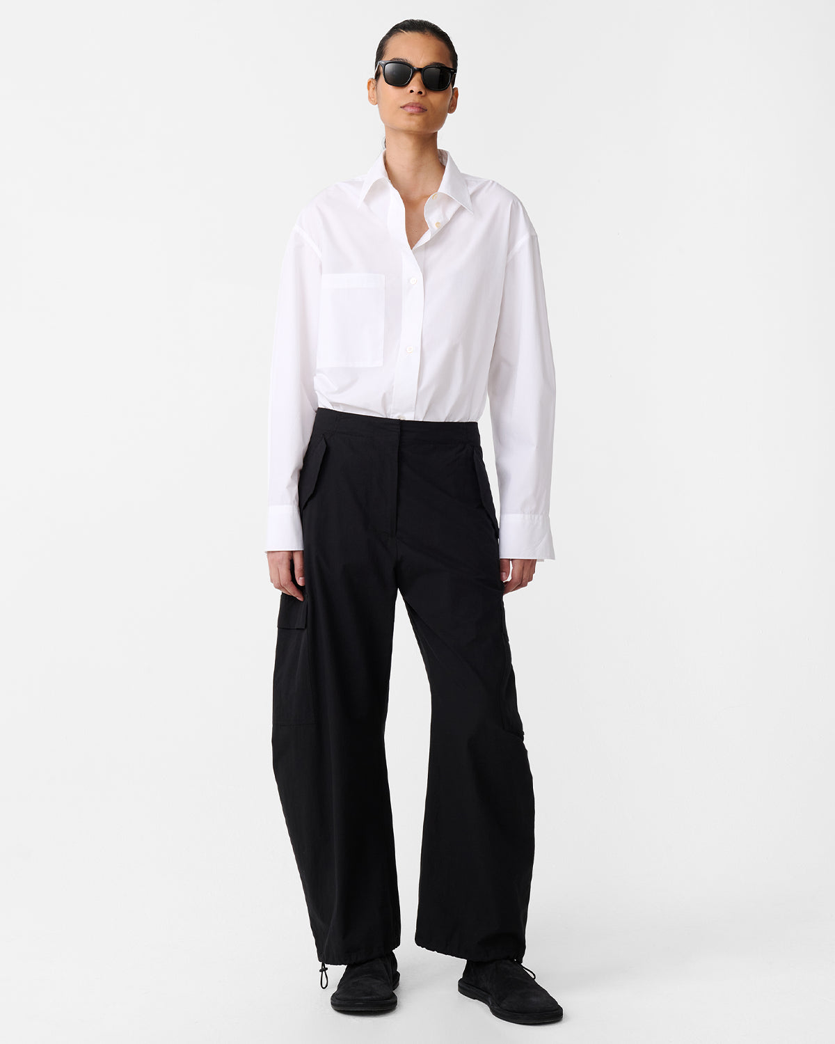 Clovis - Utility Pant - Washed Black