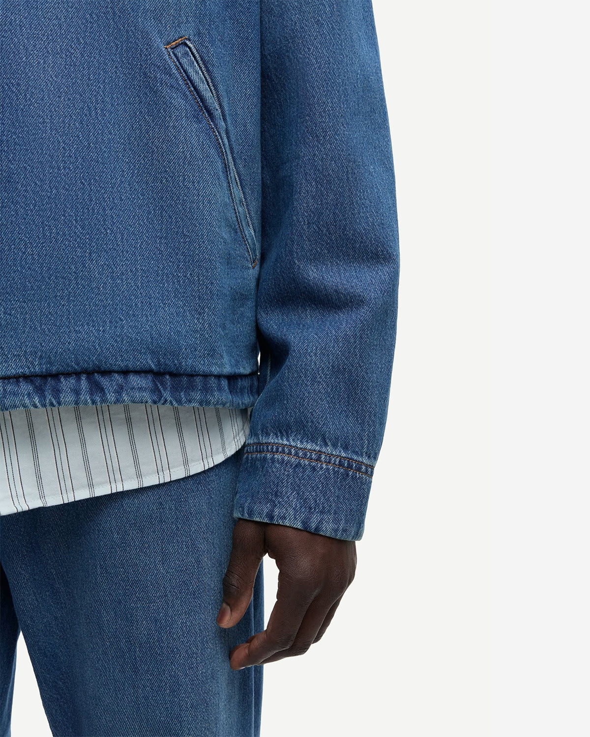 Sarobin D Jacket - Fluid Denim