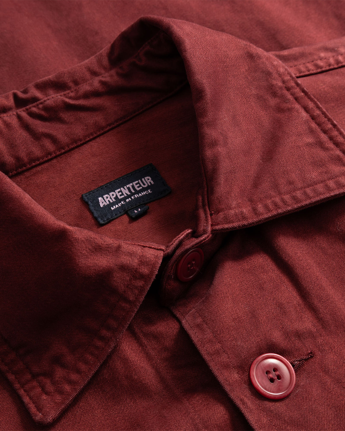 Lux J - Unlined Mens Jacket Dye Moleskin - Red