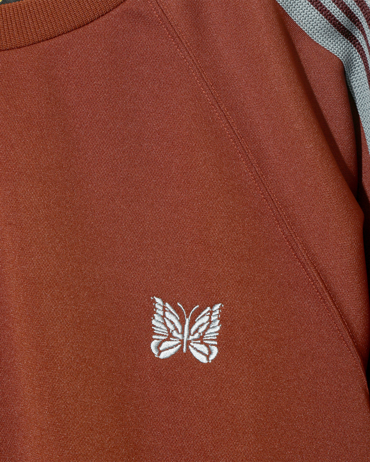 Track Crew Neck Shirt - Poly Smooth - Rust