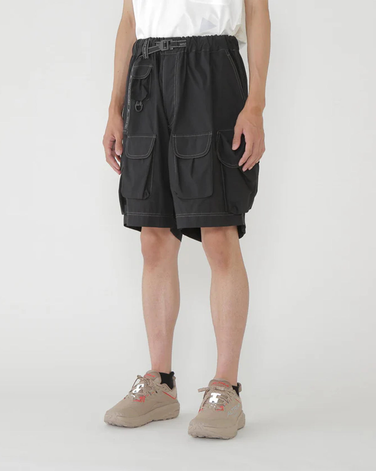Multi Pocket Short Pants (M) - Black