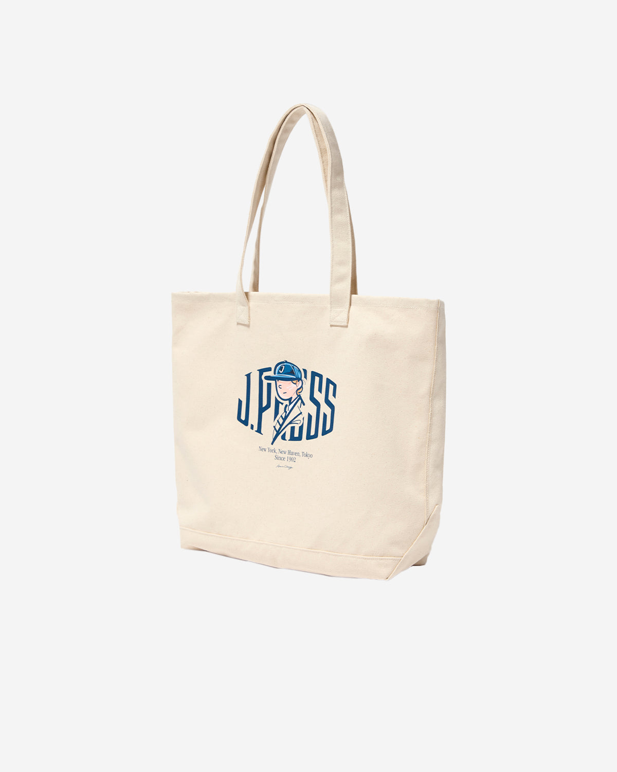 Aaron Illust Tote - White