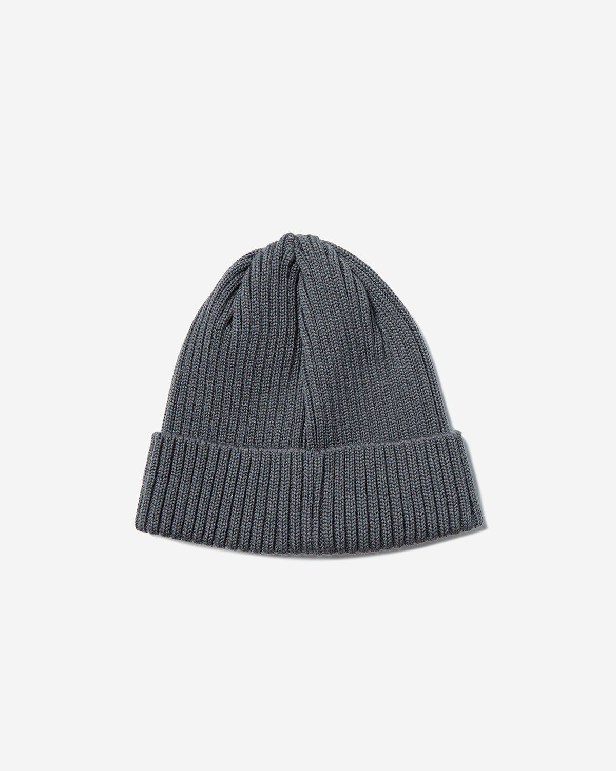 Rib Knit Cap - Charcoal