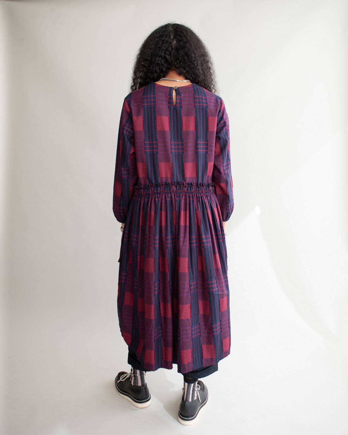 Touring Dress - Red / Navy