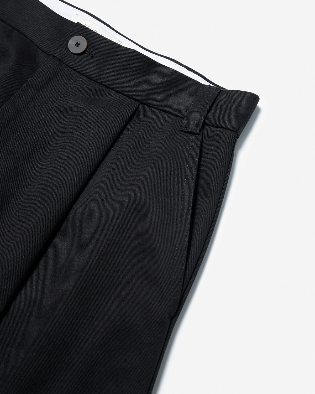 Sorte - Pants - Deep Pleat Volume Pant - Black