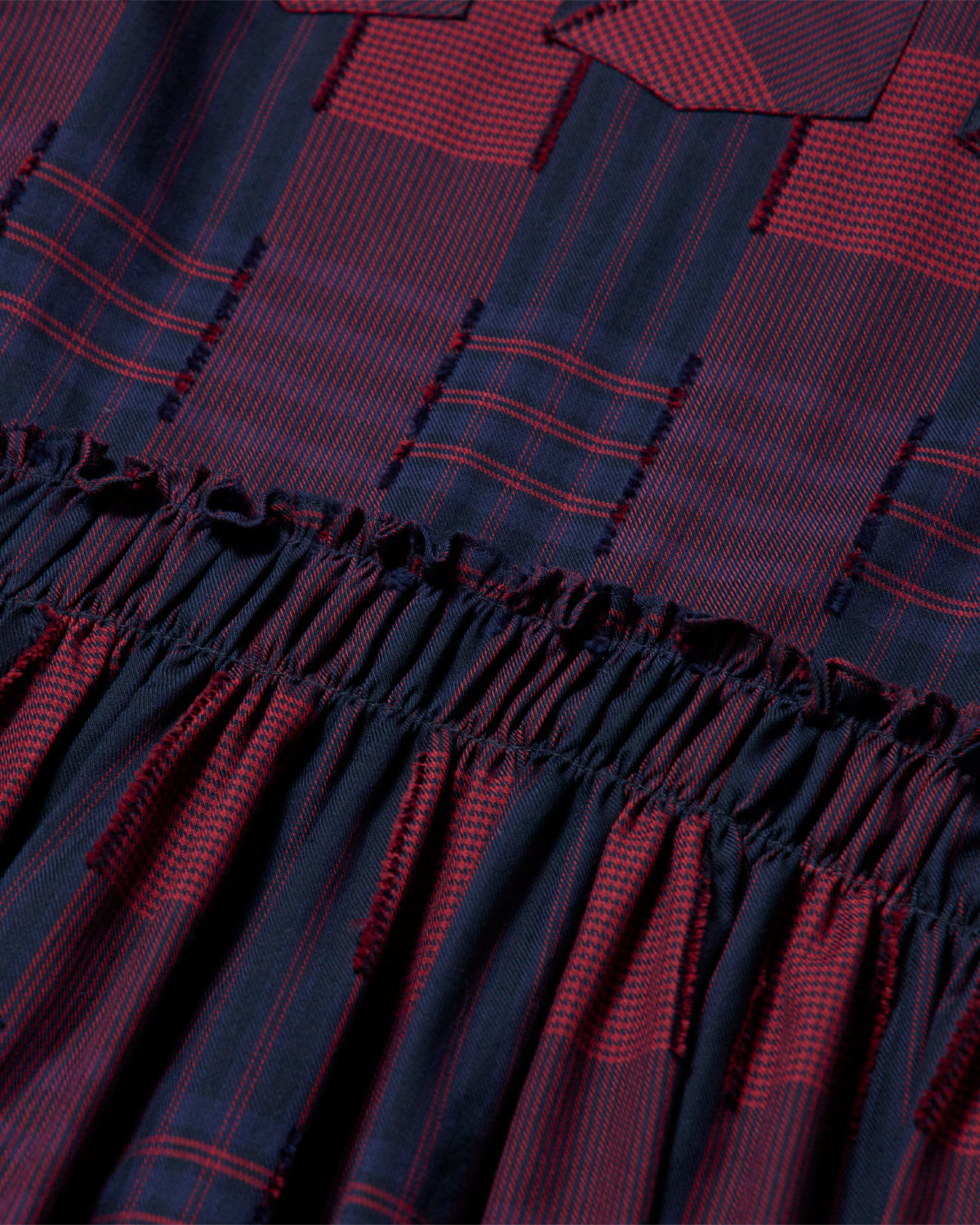 Touring Dress - Red / Navy