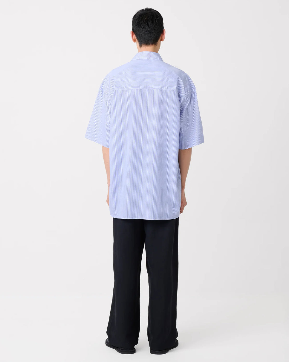 Sorono - Short Sleeve Shirt - Blue And White