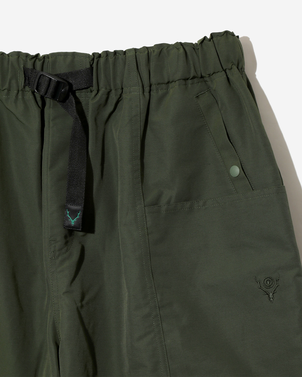Belted C.S. Short - C/N Grosgrain - Olive