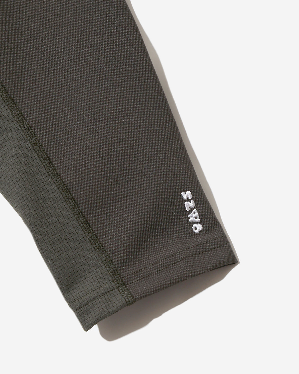 Base Layer Crew Neck Shirt - Stretch Jersey - Olive
