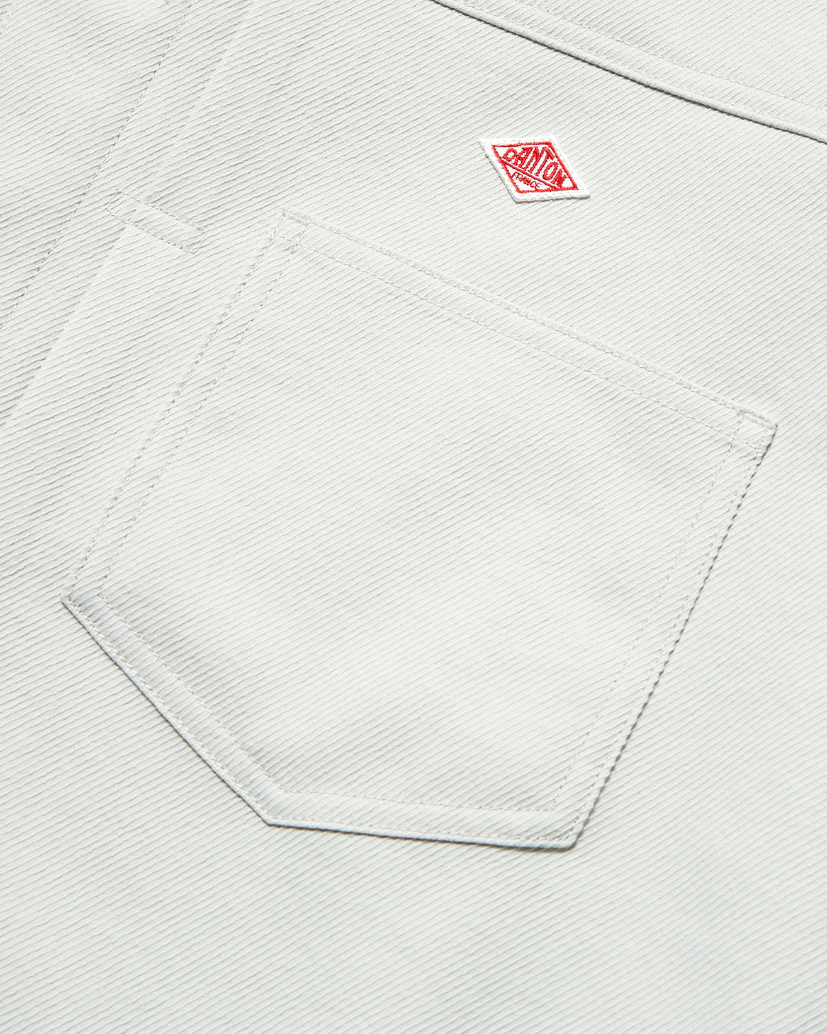 Mens Polyester Twill Jeans Jacket Style Shirt Blouson - Greige