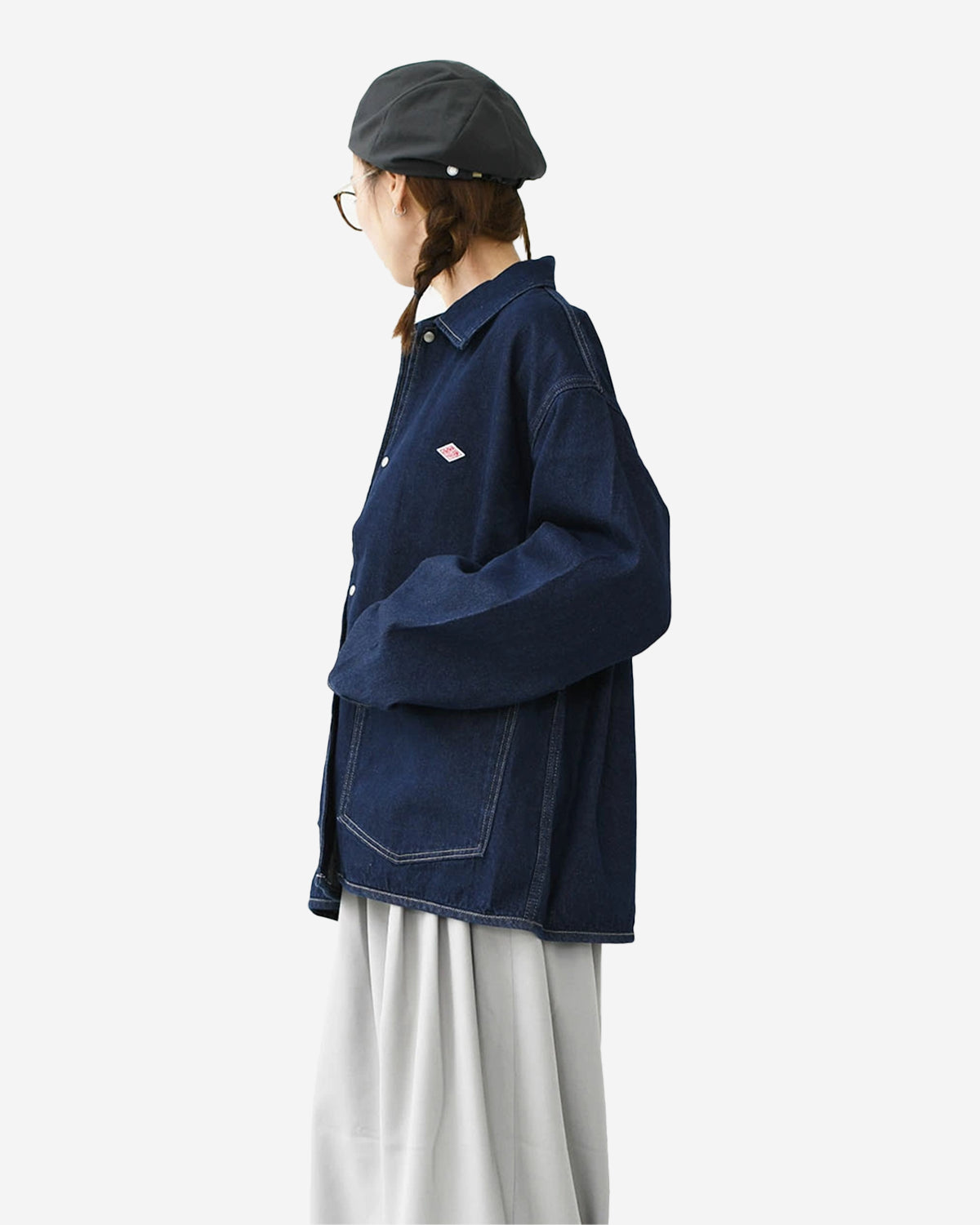 Mens Denim Shirt Jacket - Indigo Denim