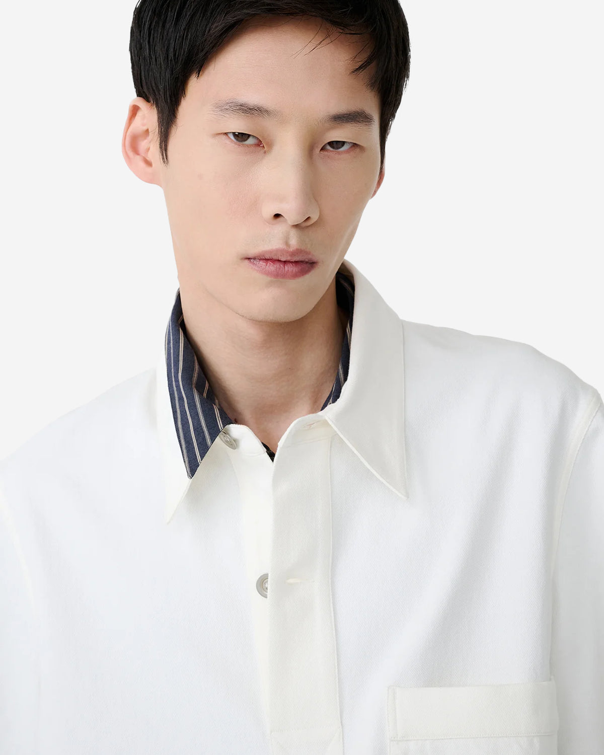 Stowe - Drawcord Shirt - Salt